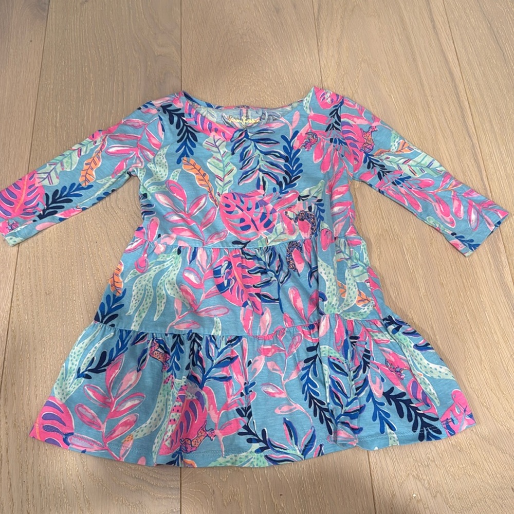 EUC Lilly Pulitzer Girls dress xs 2/3